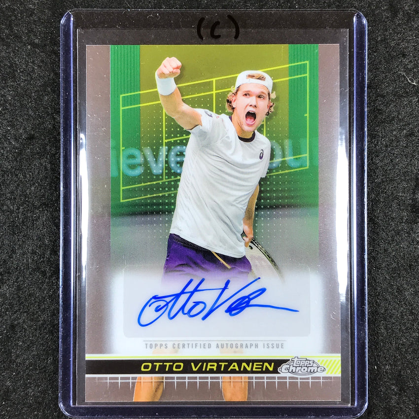 2024 Topps Chrome Tennis OTTO VIRTANEN Base Auto #OVN (C)