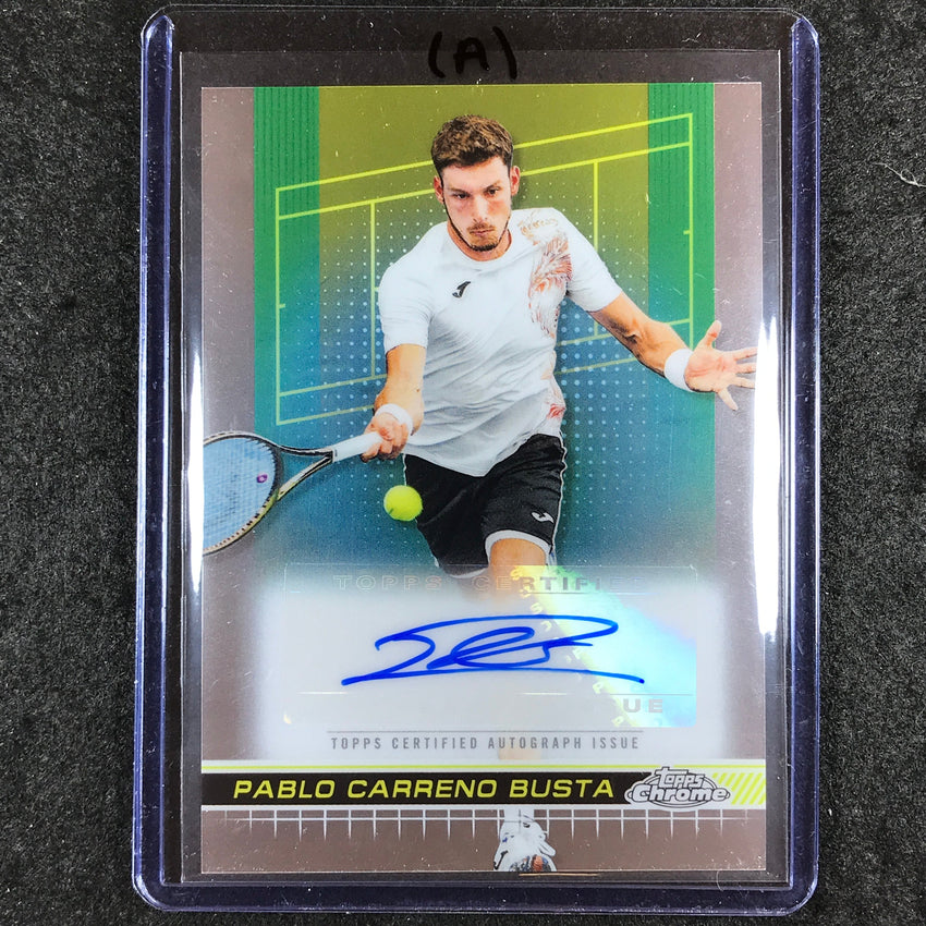 2024 Topps Chrome Tennis PABLO CARRENO BUSTA Base Auto #PCB (A)