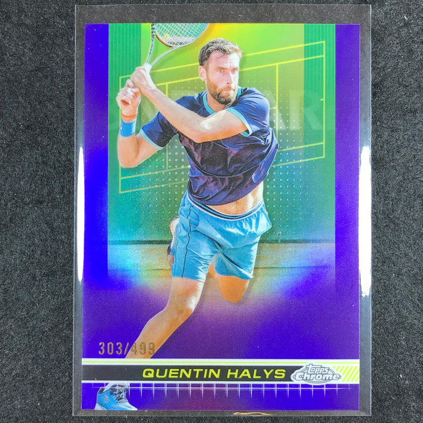 2024 Topps Chrome Tennis QUENTIN HALYS Base Purple /499 #86
