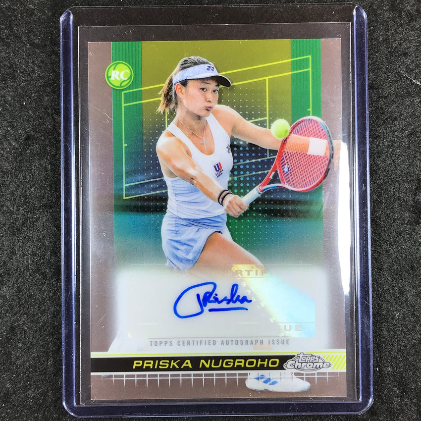 2024 Topps Chrome Tennis PRISKA NUGROHO Base Rookie Auto #PNO