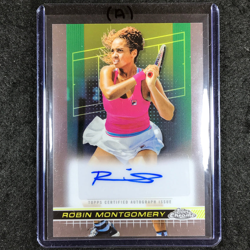 2024 Topps Chrome Tennis ROBIN MONTGOMERY Base Auto #RMY (A)