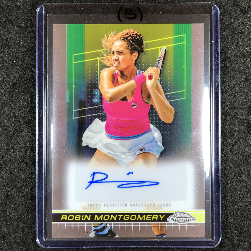 2024 Topps Chrome Tennis ROBIN MONTGOMERY Base Auto #RMY (B)