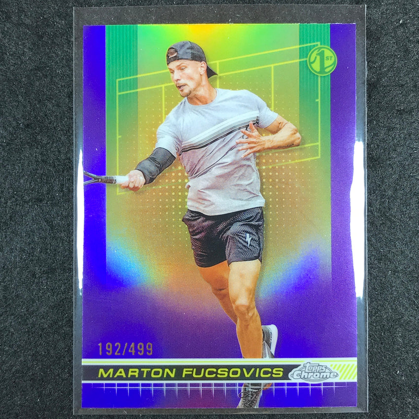 2024 Topps Chrome Tennis MARTON FUCSOVICS Base Purple /499 #88