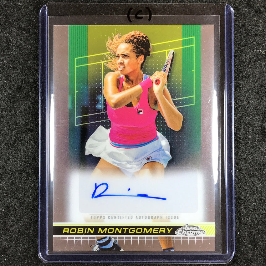 2024 Topps Chrome Tennis ROBIN MONTGOMERY Base Auto #RMY (C)