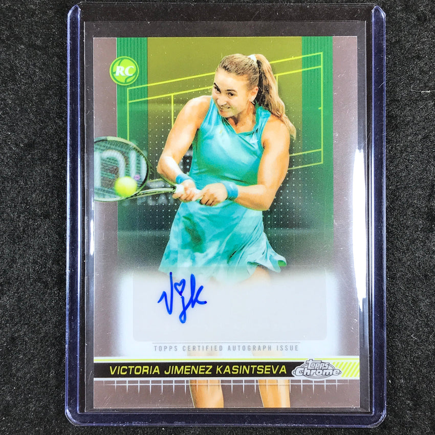 2024 Topps Chrome Tennis VICTORIA JIMENEZ KASINTSEVA Base Rookie Auto #VJK