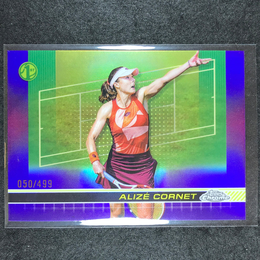 2024 Topps Chrome Tennis ALIZÉ CORNET Base Purple /499 #90