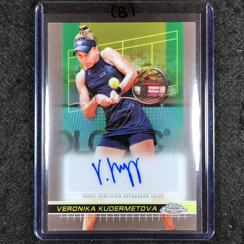 2024 Topps Chrome Tennis VERONIKA KUDERMETOVA Base Auto #VKA (B)