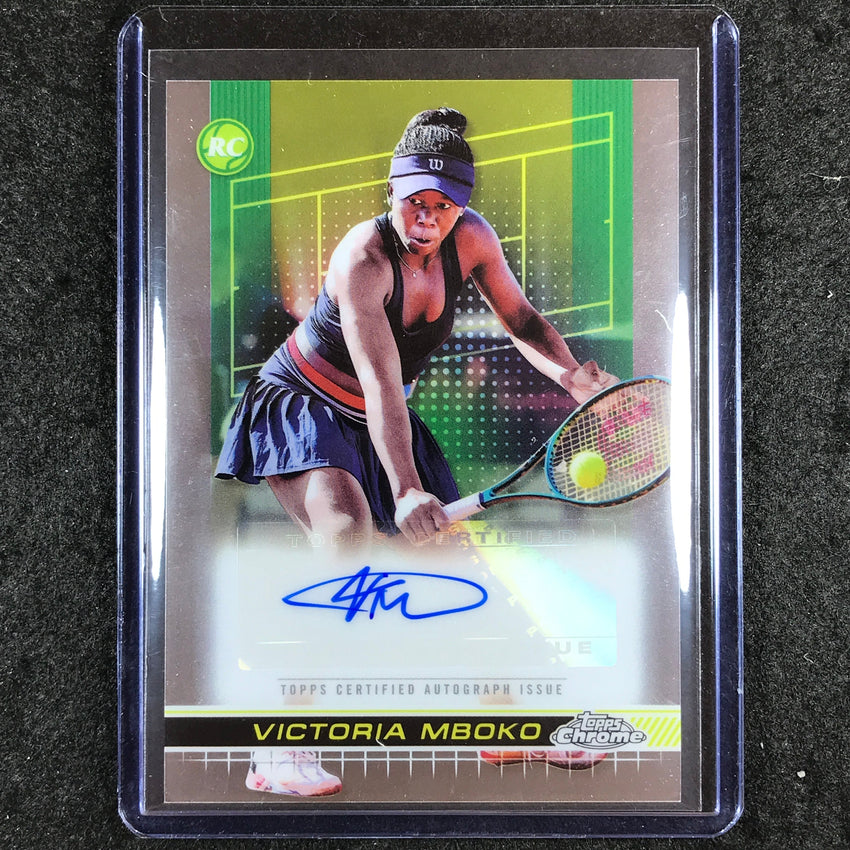 2024 Topps Chrome Tennis VICTORIA MBOKO Base Rookie Auto #VMO