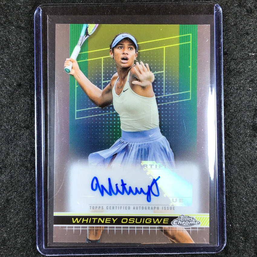 2024 Topps Chrome Tennis WHITNEY OSUIGWE Base Auto #WOE