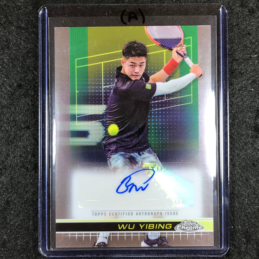 2024 Topps Chrome Tennis WU YIBING Base Auto #YWU (A)
