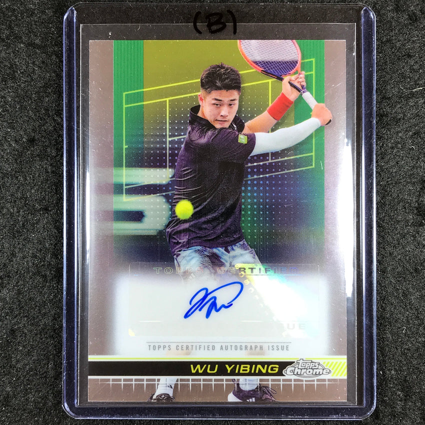 2024 Topps Chrome Tennis WU YIBING Base Auto #YWU (B)