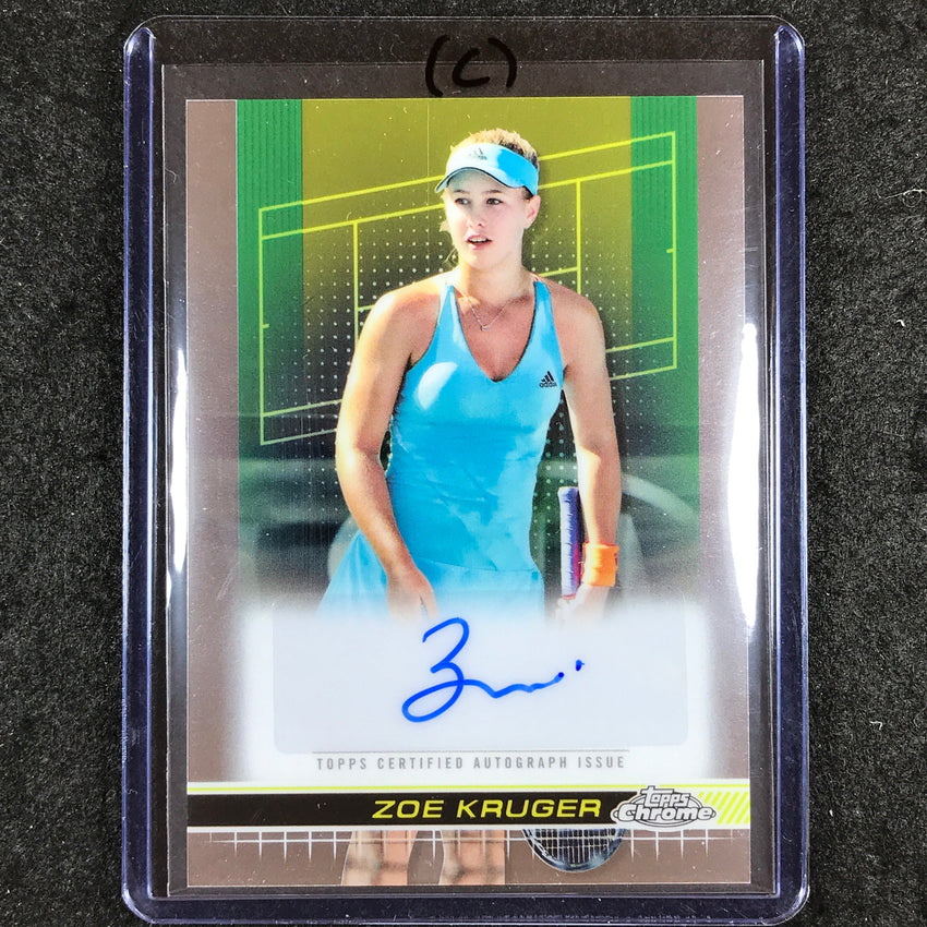 2024 Topps Chrome Tennis ZOE KRUGER Base Auto #ZKR (C)