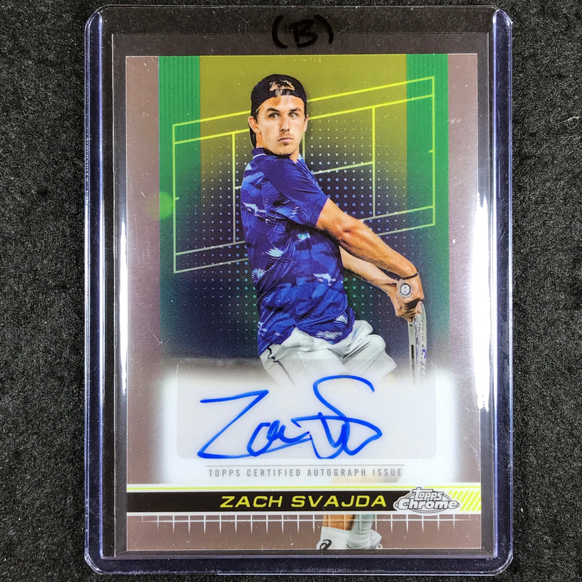 2024 Topps Chrome Tennis ZACH SVAJDA Base Auto #ZSA (B)