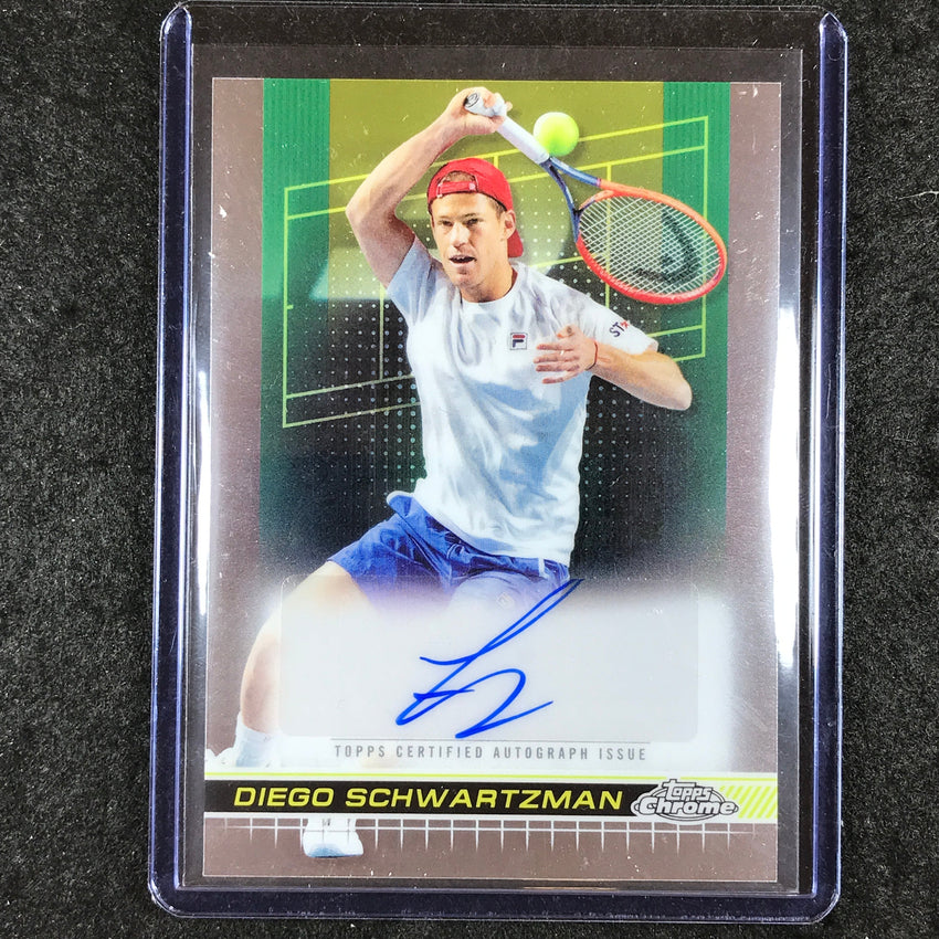 2024 Topps Chrome Tennis DIEGO SCHWARTZMAN Autographs II Base #DSN