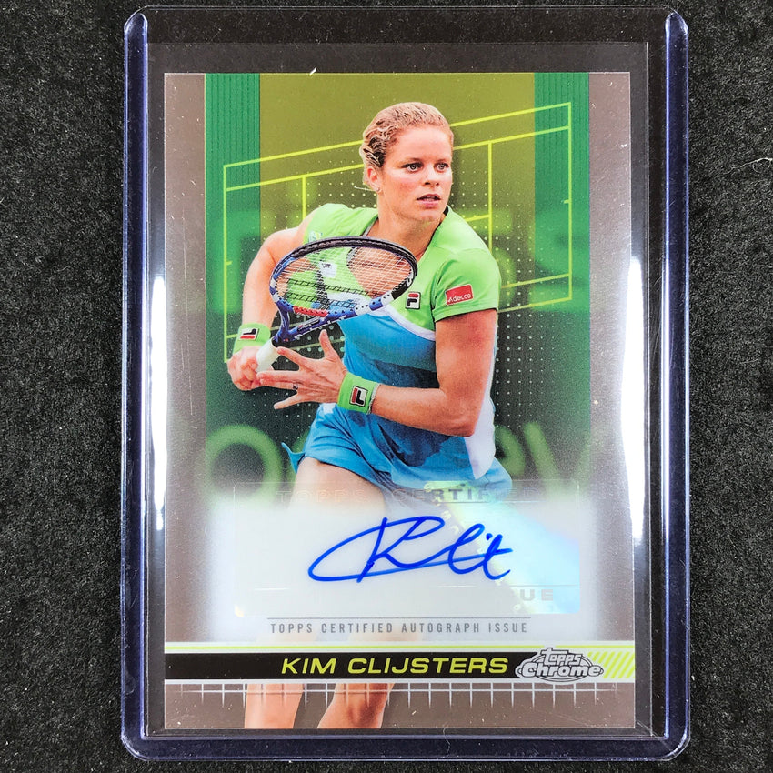 2024 Topps Chrome Tennis KIM CLIJSTERS Autographs II Base #KCS