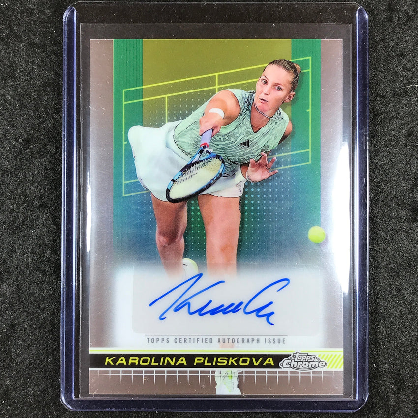 2024 Topps Chrome Tennis KAROLINA PLISKOVA Autographs II Base #KPA