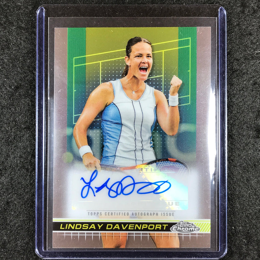 2024 Topps Chrome Tennis LINDSAY DAVENPORT Autographs II Base #LDT