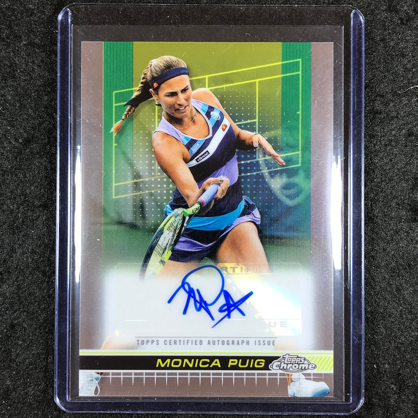 2024 Topps Chrome Tennis MONICA PUIG Autographs II Base #MPG