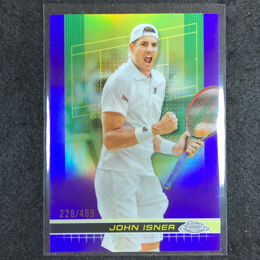 2024 Topps Chrome Tennis JOHN ISNER Base Purple /499 #92