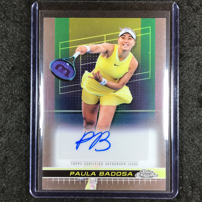 2024 Topps Chrome Tennis PAULA BADOSA Autographs II Base #PBA