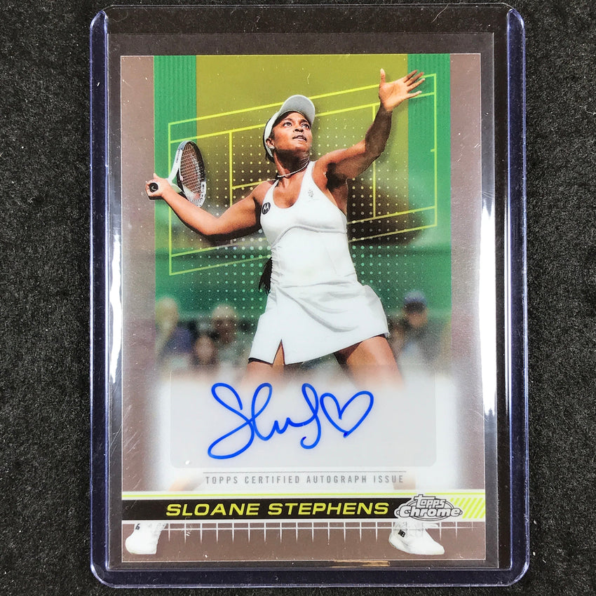 2024 Topps Chrome Tennis SLOANE STEPHENS Autographs II Base #SSS