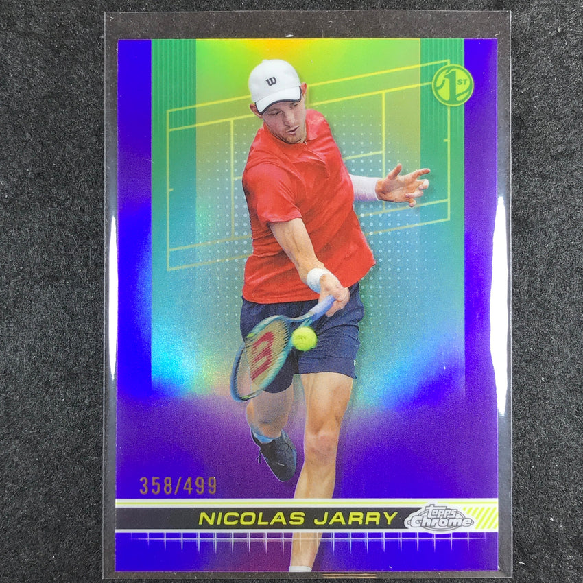 2024 Topps Chrome Tennis NICOLAS JARRY Base Purple /499 #93