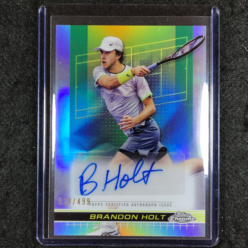 2024 Topps Chrome Tennis BRANDON HOLT Auto Refractor 29/499