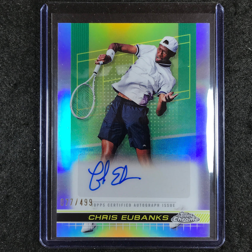 2024 Topps Chrome Tennis CHRIS EUBANKS Auto Refractor 77/499