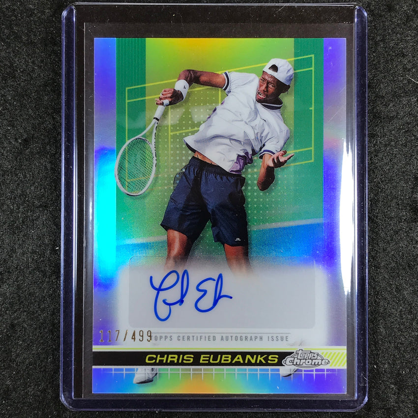 2024 Topps Chrome Tennis CHRIS EUBANKS Auto Refractor 117/499