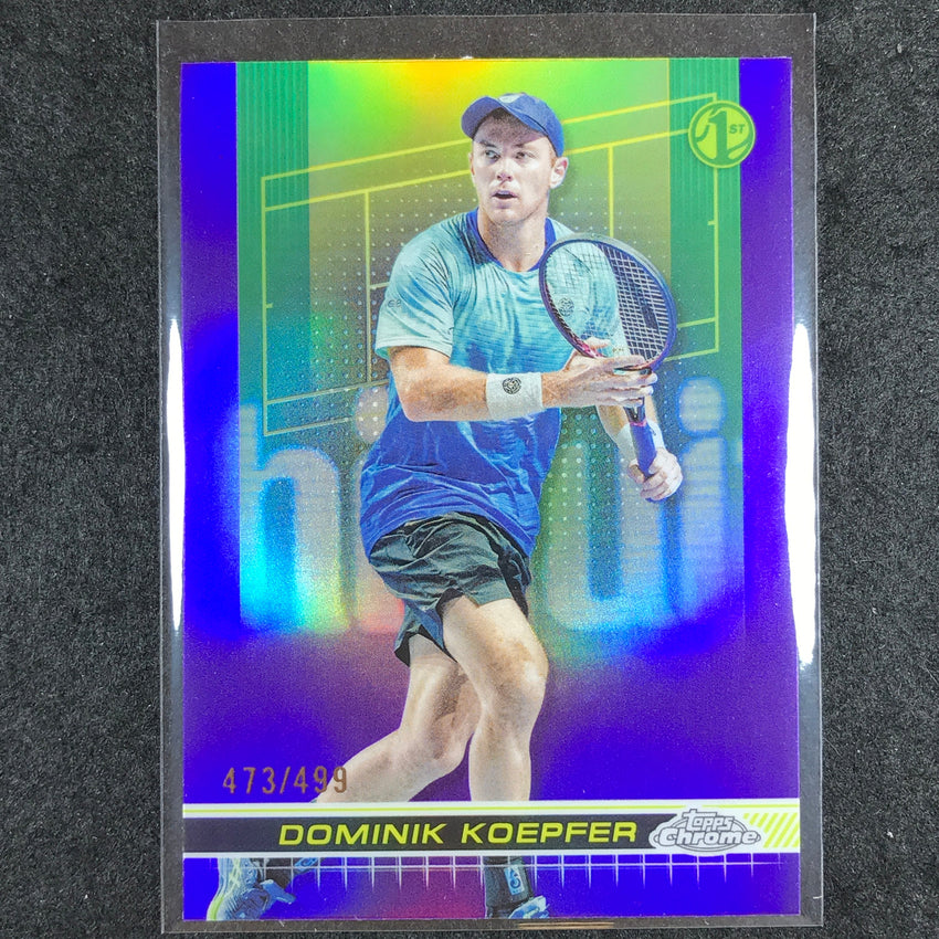 2024 Topps Chrome Tennis DOMINIK KOEPFER Base Purple /499 #94