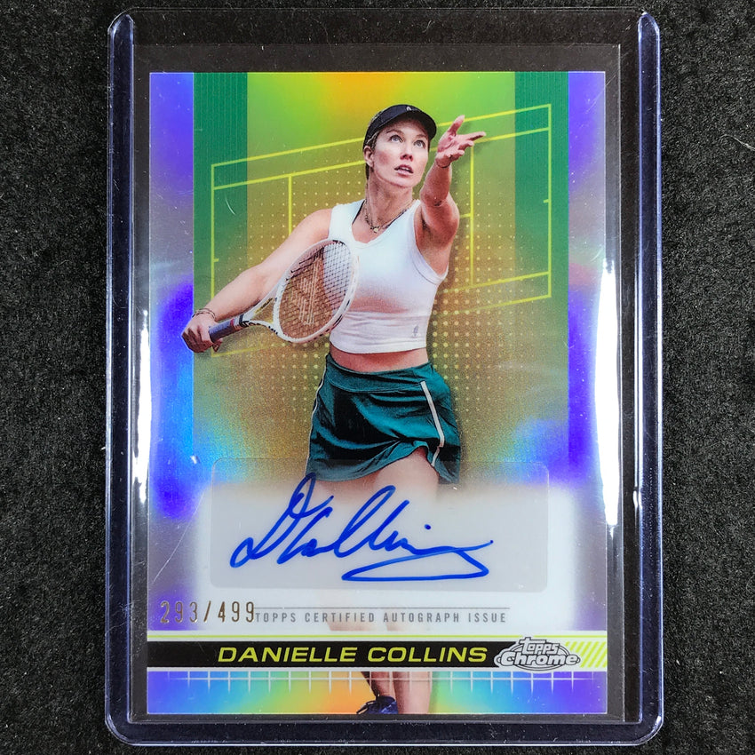 2024 Topps Chrome Tennis DANIELLE COLLINS Auto Refractor 293/499