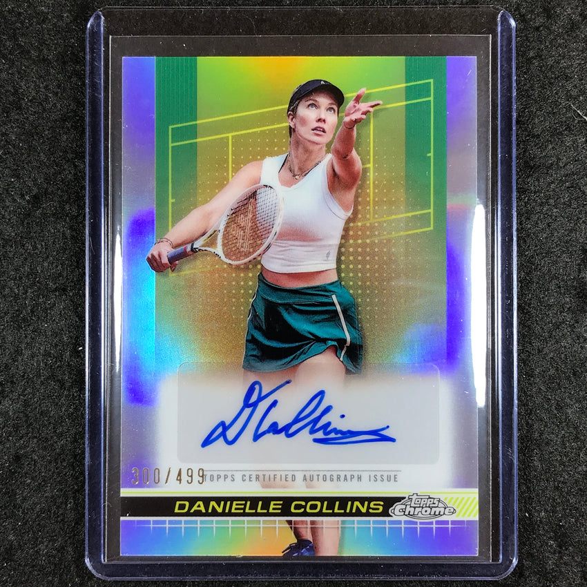 2024 Topps Chrome Tennis DANIELLE COLLINS Auto Refractor 300/499