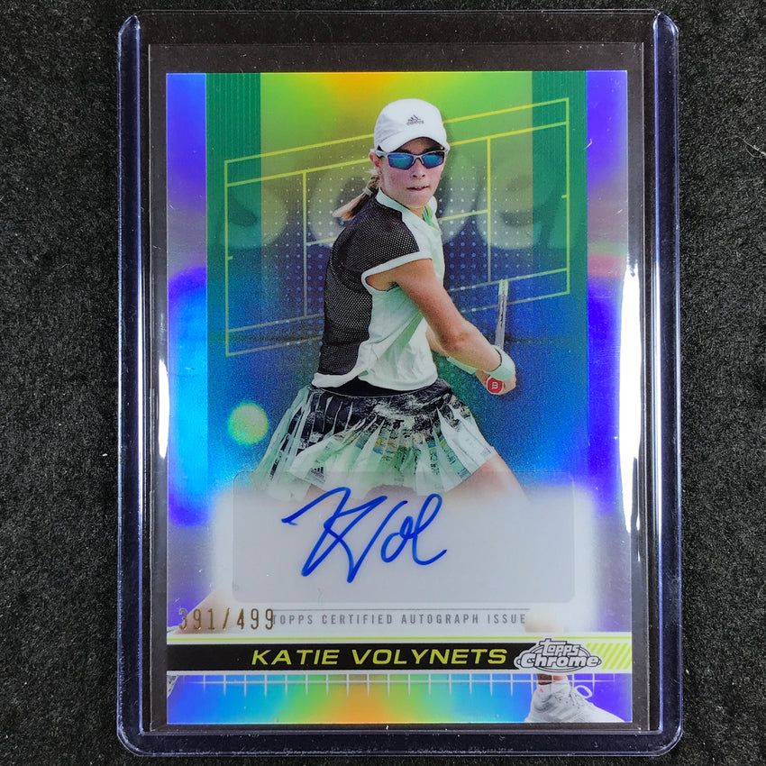 2024 Topps Chrome Tennis KATIE VOLYNETS Auto Refractor 391/499