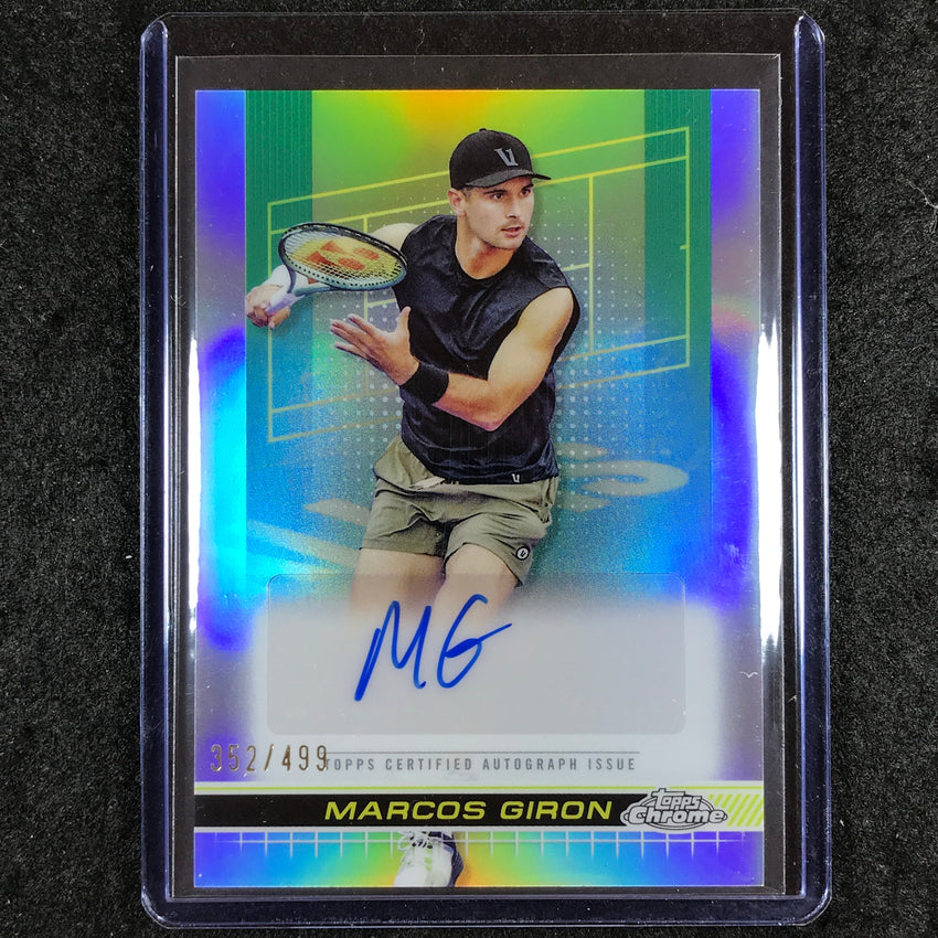 2024 Topps Chrome Tennis MARCOS GIRON Auto Refractor 352/499