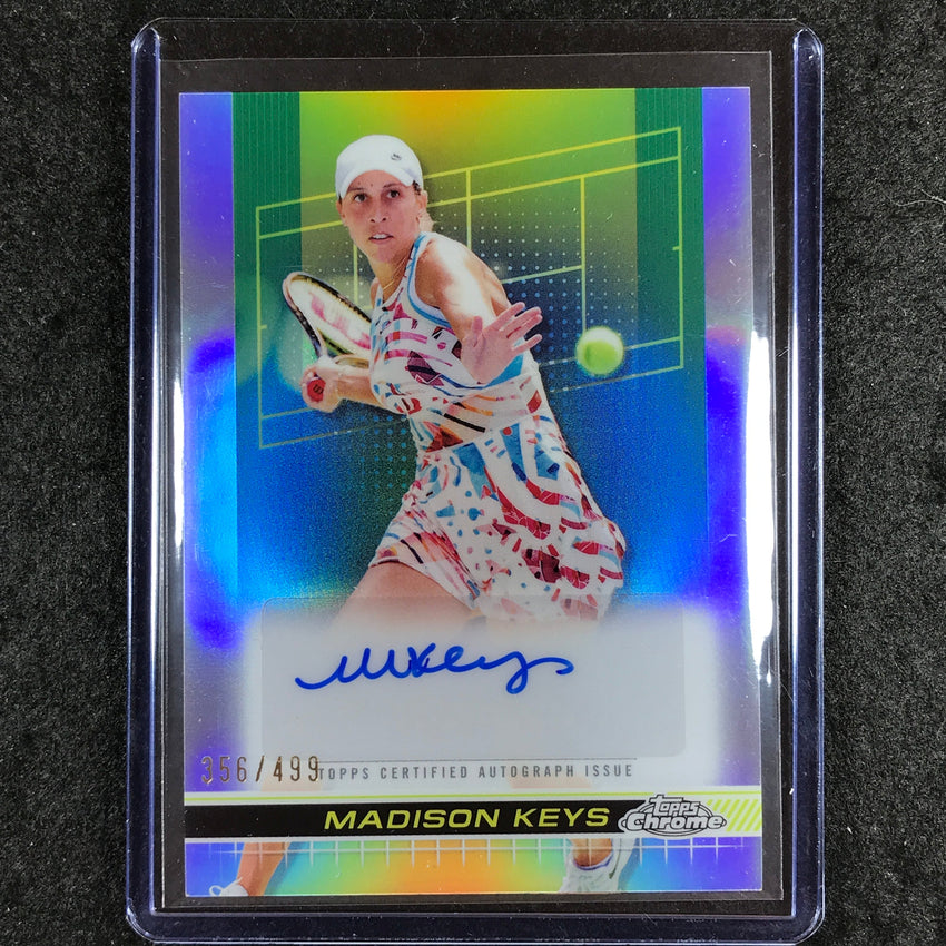 2024 Topps Chrome Tennis MADISON KEYS Auto Refractor 356/499