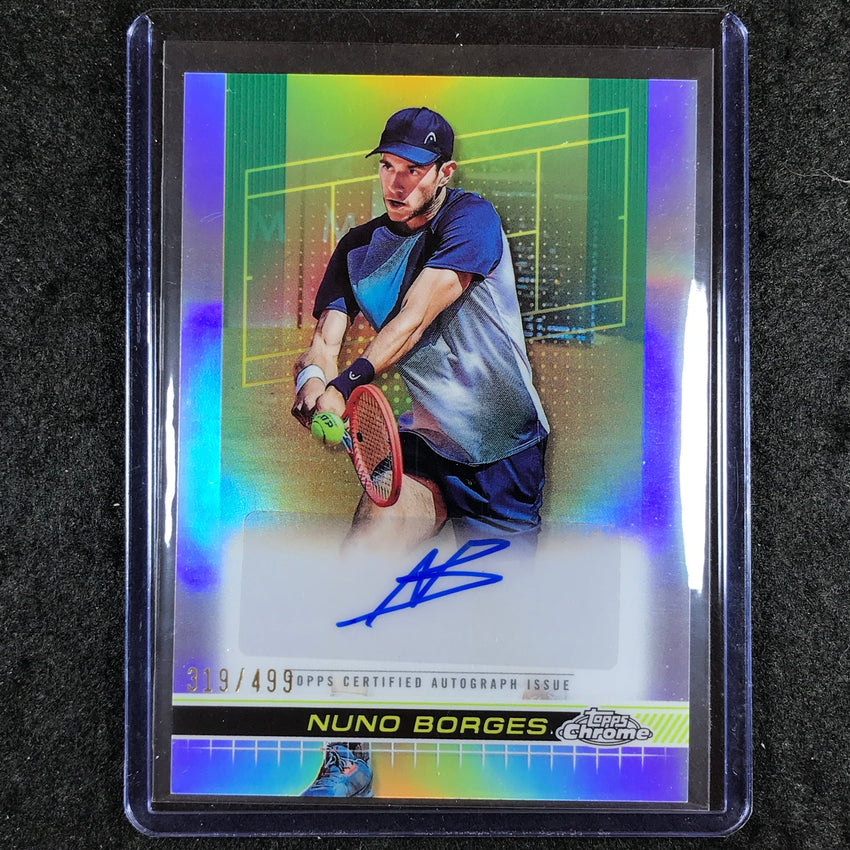 2024 Topps Chrome Tennis NUNO BORGES Auto Refractor 319/499