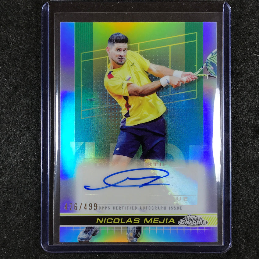 2024 Topps Chrome Tennis NICOLAS MEJIA Auto Refractor 426/499