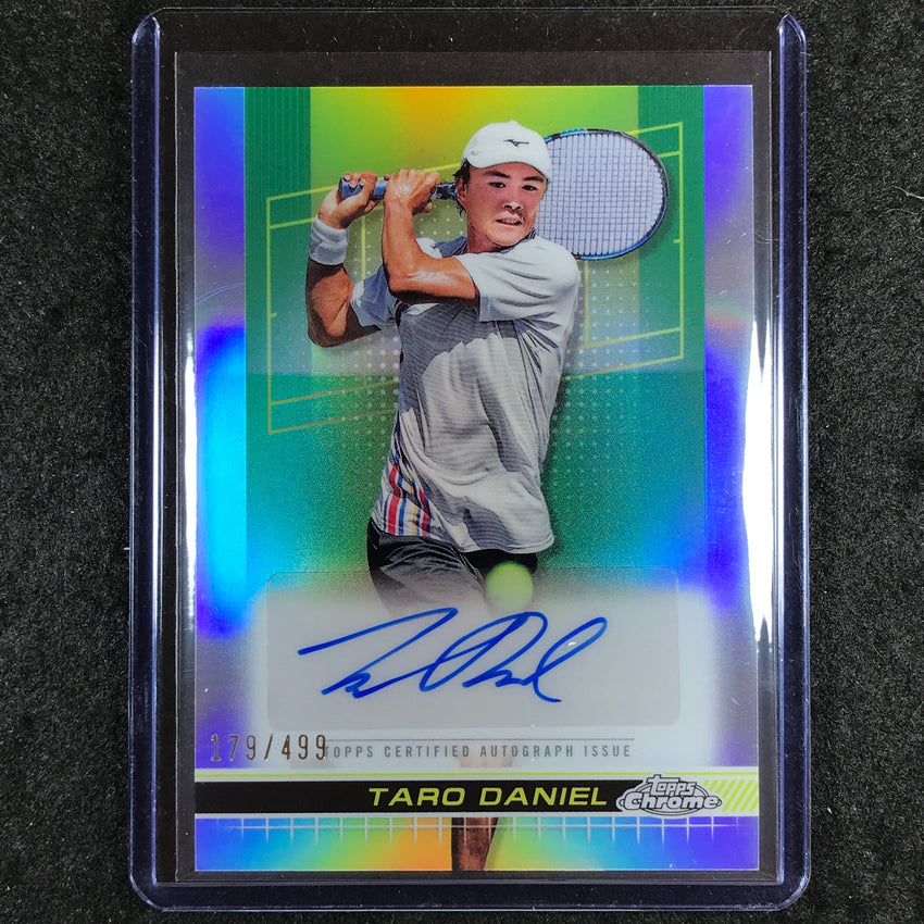 2024 Topps Chrome Tennis TARO DANIEL Auto Refractor 179/499