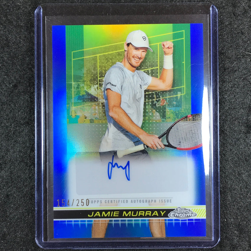 2024 Topps Chrome Tennis JAMIE MURRAY Auto Blue 154/250