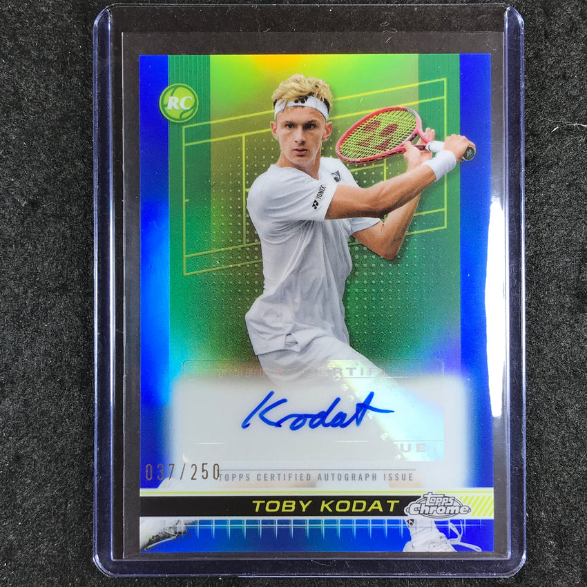 2024 Topps Chrome Tennis TOBY KODAT Rookie Auto Blue 37/250