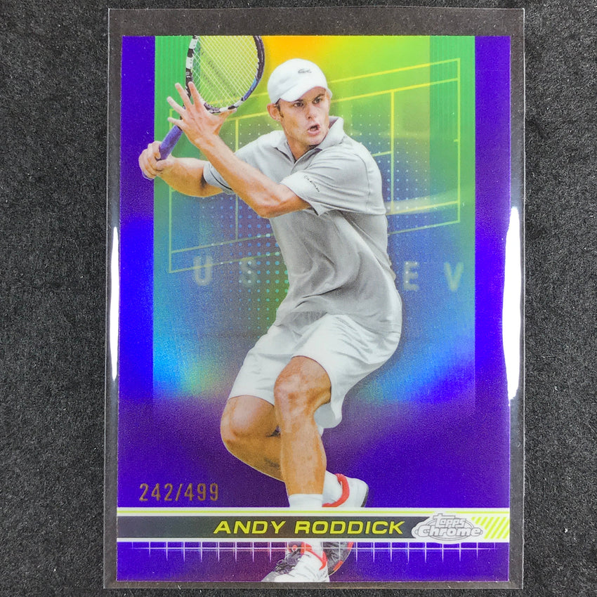 2024 Topps Chrome Tennis ANDY RODDICK Base Purple /499 #104