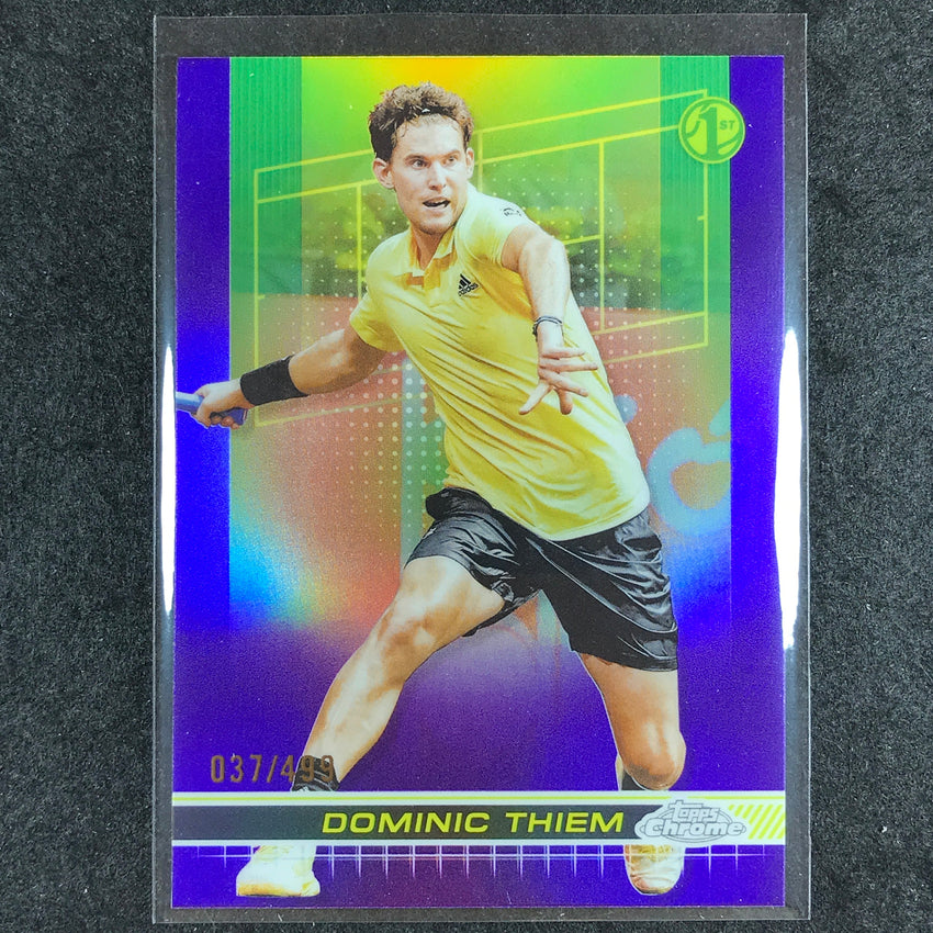 2024 Topps Chrome Tennis DOMINIC THIEM Base Purple /499 #108