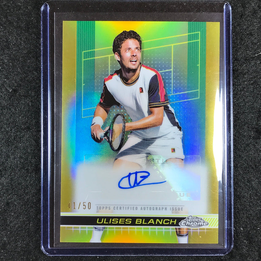 2024 Topps Chrome Tennis ULISES BLANCH Auto Gold 41/50