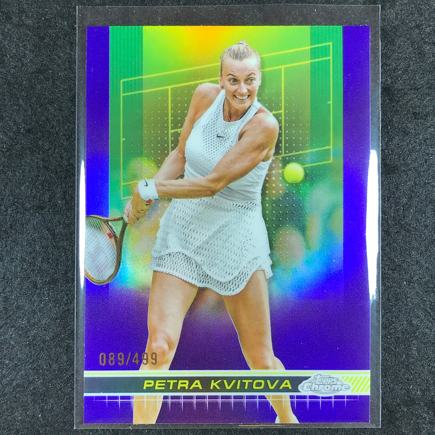 2024 Topps Chrome Tennis PETRA KVITOVA Base Purple /499 #113