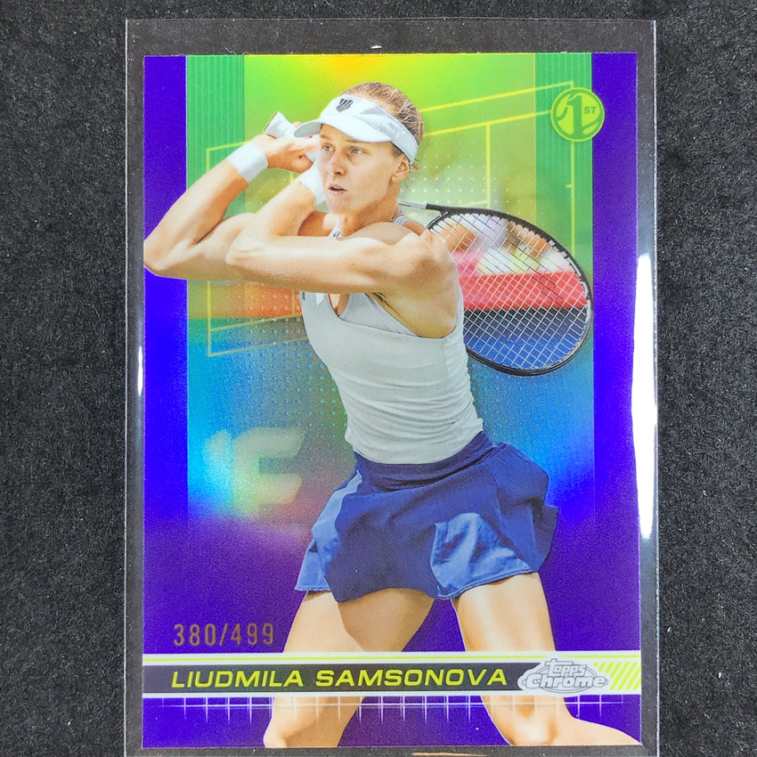 2024 Topps Chrome Tennis LIUDMILA SAMSONOVA Base Purple /499 #128