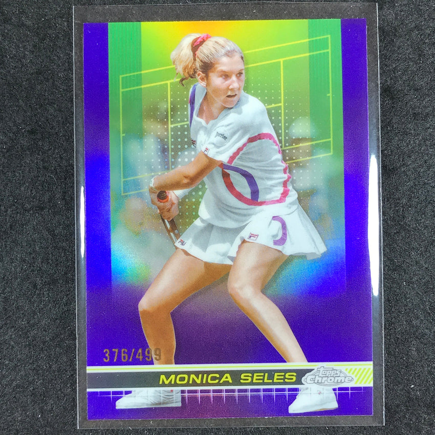 2024 Topps Chrome Tennis MONICA SELES Base Purple /499 #159