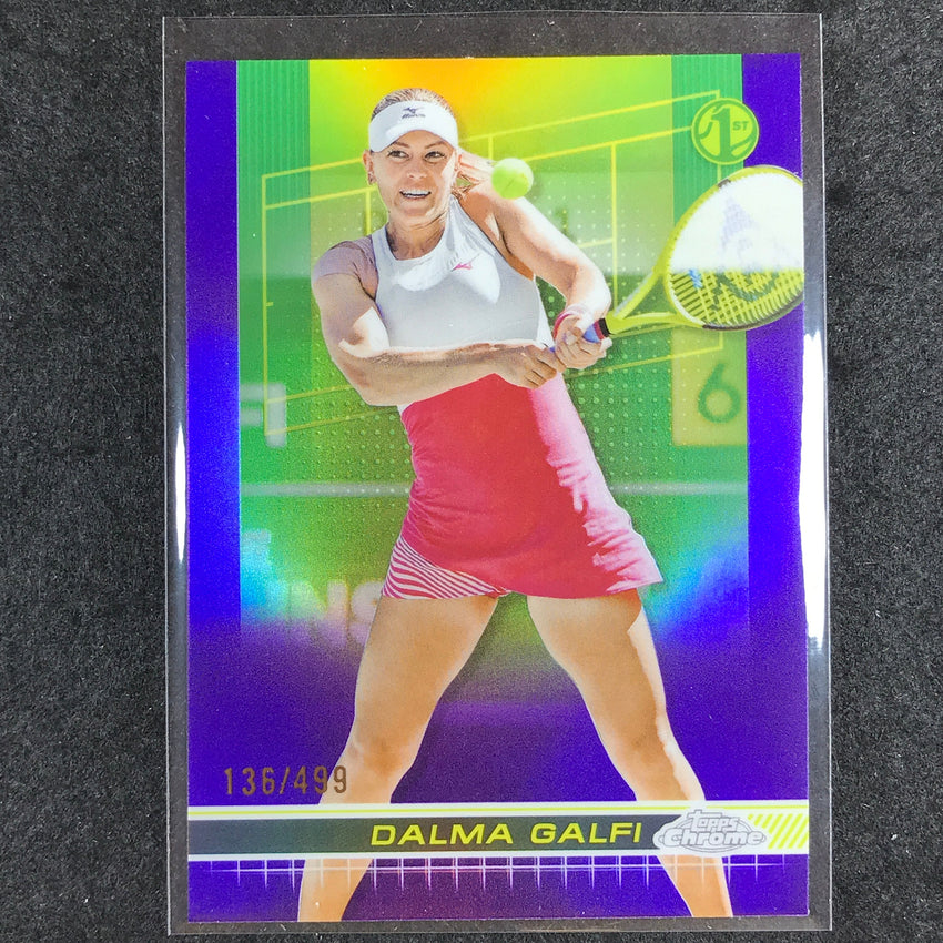 2024 Topps Chrome Tennis DALMA GALFI Base Purple /499 #178