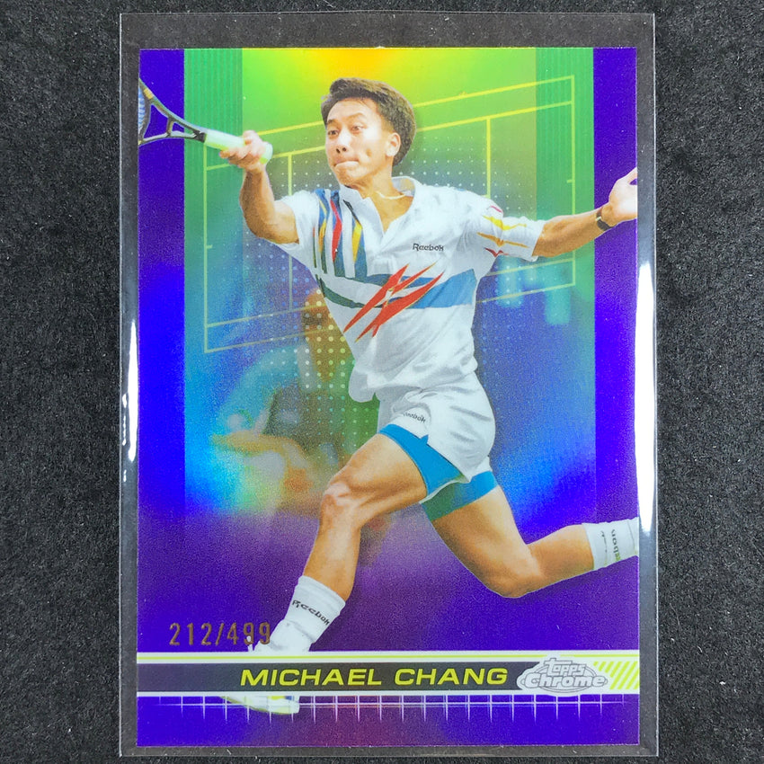 2024 Topps Chrome Tennis MICHAEL CHANG Base Purple /499 #179