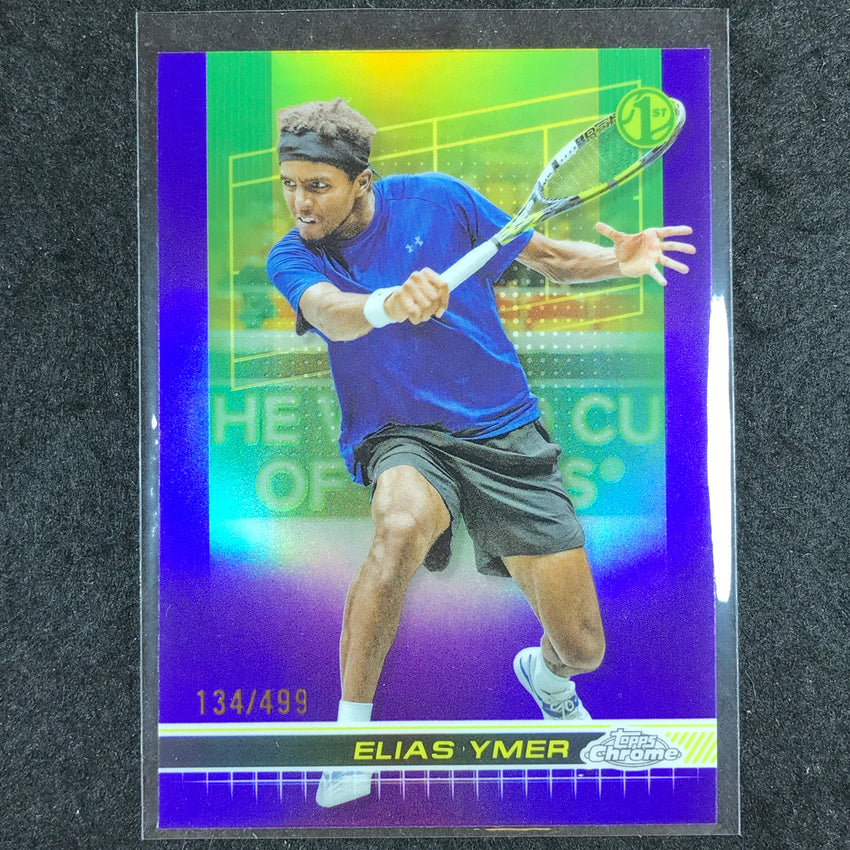 2024 Topps Chrome Tennis ELIAS YMER Base Purple /499 #185