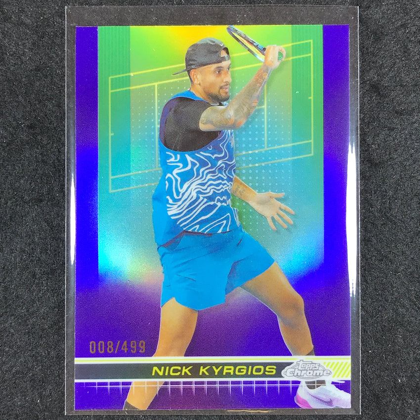 2024 Topps Chrome Tennis NICK KYRGIOS Base Purple /499 #187